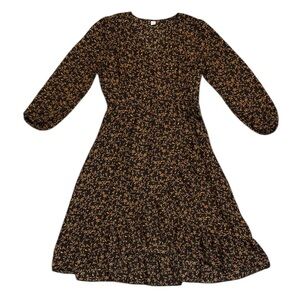 Old Navy floral Wrap front dress - size large